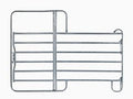 Growi Panel 240 cm Breite x 220 cm Höhe, Standard mit Tor, 19900030