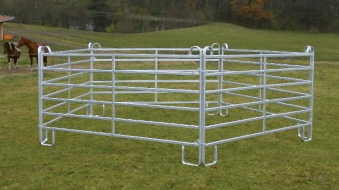 Kerbl Panel - Zaunelement 3,6 m mit Schnell-Kettenverschluss, 442593